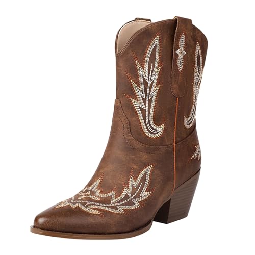 Générique Bottine A Lacet Femme Bottines Femme Cuir Décontracté Et Élégant Anti-Dérapantes Imperméable Bottine Hiver Chaudes Extérieur Boots Petit...