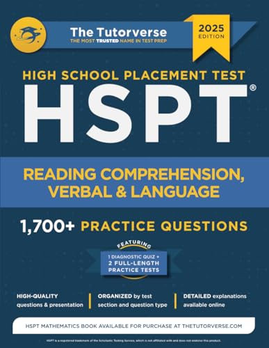 Hspt Reading Comprehension cover