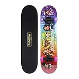 Rainbow High 31 inch Skateboard, 9-ply Maple Desk Skate Board for Cruising, Carving, Tricks and Downhill