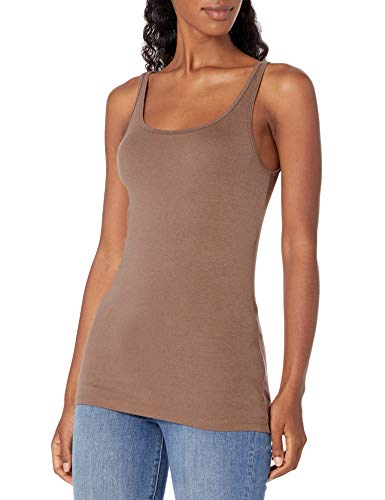 Image of Amazon Essentials Women's Slim-Fit Thin Strap Scoop Neck Tank Top