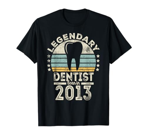 Legendary Dentist Born 2013 - 11th Birthday Dentist Gift Camiseta