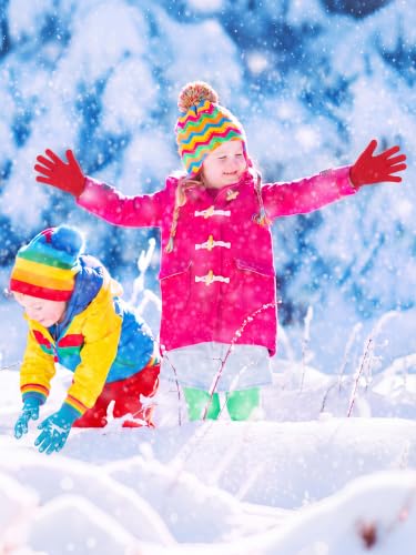 Image of EBOOT 3 Pairs Winter Kids Gloves Warm