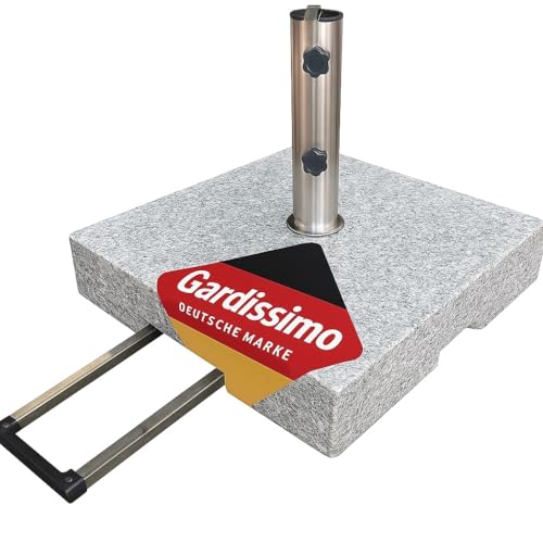 Gardissimo Trolley Granitsockel 70 kg Robusto mit Rollen...
