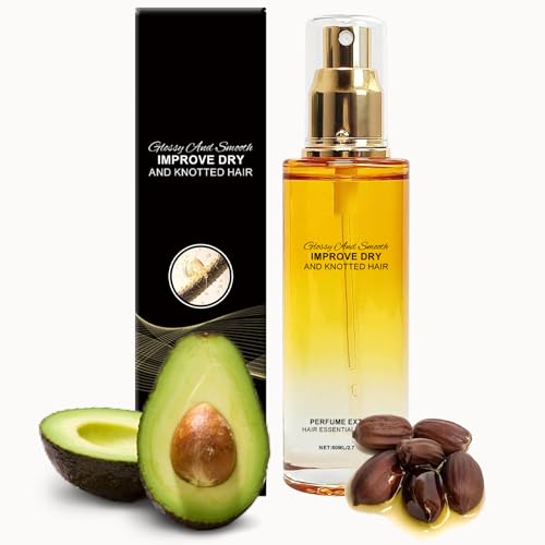 HXLANE Conditioning Oil Spray, Hair Treatment Essential Oil, Scented Clear Gently Nourishes Smooth Hair Oil Perfume Sprays, Scalp & Hair Strengthener, Improve Dry and Frizzy, Glossy & Smoot