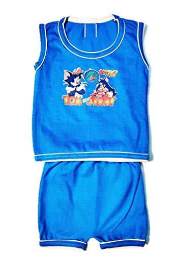 Image of Unisex Clothing Set for Baby Boy and Baby Girl 100% Cotton Tshirt and Short (Pack of 10 | 5 T-Shirts & 5Shorts | Multi Colored, Size from 0 Months Upto 6 Years)