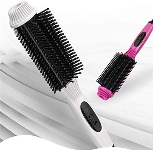 ホットエアーブラシ 1ストレートヘアアイロン多機能マイナスイオンアンチやけどカーラーくしでワンステップ2 Color White B086vcbny8 2 352円