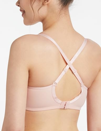 Image of Amazon Brand - Symbol Women's Cotton Stretch Padded Wire Free Medium Coverage T-Shirt Bra