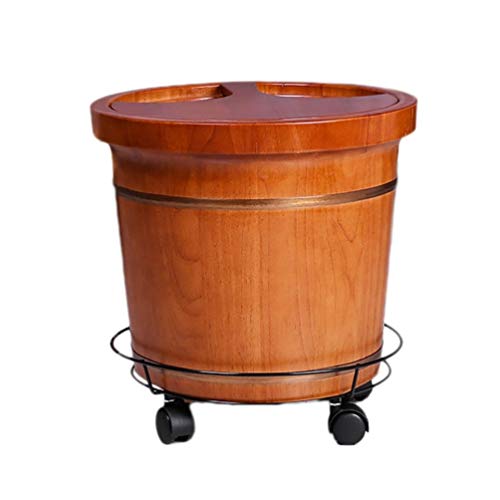 Cubo de baño de pies de madera para pedicura