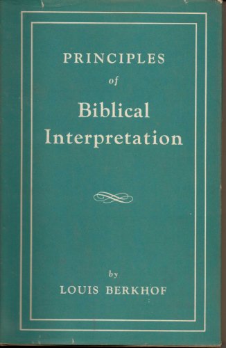 Principles of Biblical Interpretation Sacred He... B004GP8NAE Book Cover