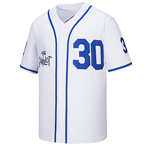 The Sandlot Benny Jersey Men's #30#5#11 Benny The Jet Rodriguez Movie Baseball Jersey Stitched S-3XL miniatura 1