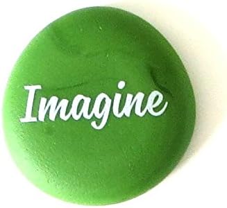 Lote de 100 piedras de vidrio marino con palabras inspiradoras miniatura 8