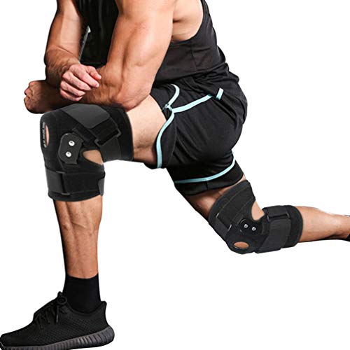 Suporte de joelho esportivo Exceart para treinamento com alça de joelho, ajustável, para malhar, esc