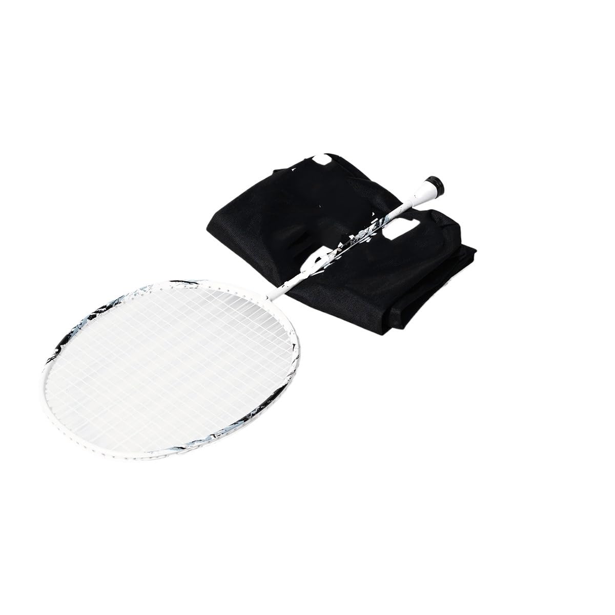 Badminton Set Racchetta da Badminton Ultraleggera in Fibra di Carbonio Max 32 libbre con Corda e Borsa