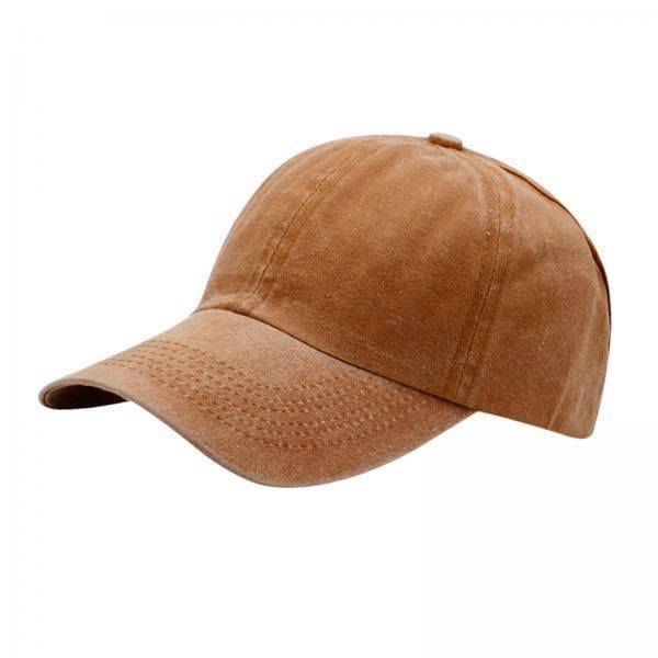 HEAVENGLOW 2xWomen Backless Ponytail Hat Baseball Cap High Messy Bun Caps Yellow|As Per Descriptions|Hats-picture-45