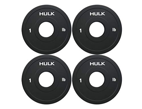 Hulk Olympic Fractional Plates - Micro Weight Set of 4 x 1.0 Pound