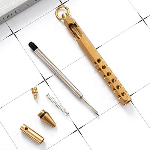 SMOOTHERPRO Solid Brass Bolt Action Pen, Natural - Image 4