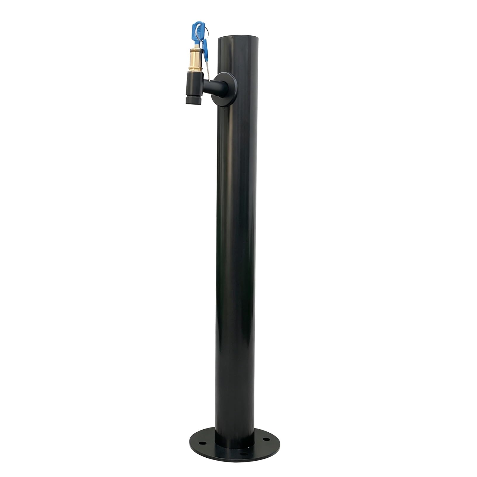 Lonmrrton A Stainless Steel Outdoor Hydrant Faucet, Freestanding Water Tap Column, Landscape Decor Water Dispenser Stand For Backyard Pasture Garden Irrigation Washing