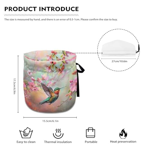 Image of Hummingbird Tea Cosy Breakfast Warmer Kitchen Teapot Dust Cover Insulation and Keep Warm Fabric Teapot Cover Home Kitchen Table Decorative Accessories