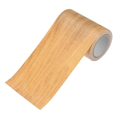 Image of M METERXITY 1-Roll Wood Grain Repair Tape, 3.15in x 15ft Textured Realistic Self-Adhesive Wood Floor Tape Contact Paper for Furniture /Floors /Home [Wheat Maple]