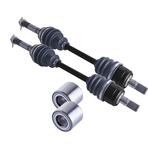East Lake Axle front cv axles & wheel bearings set compatible with Kawasaki