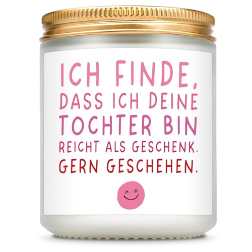 Geschenk für Papa -Duftkerze mit Spruch Bester Papa Geschenke Vatertagsgeschenk Vater Geburtstag Geburtstagsgeschenk Vatertag Weihnachten Weihnachtsgeschenke