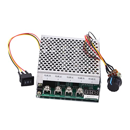 Controlador de Velocidade do Motor DC 60A Interruptor de Reversão do Regulador Com Display Digital p