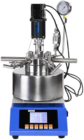 50ml High-Pressure Stirring Reactor Autoclave - Desktop Lab Equipment for Chemical Reactions & Material Testing, 110V/60Hz, Precision Mixing & Safety Features