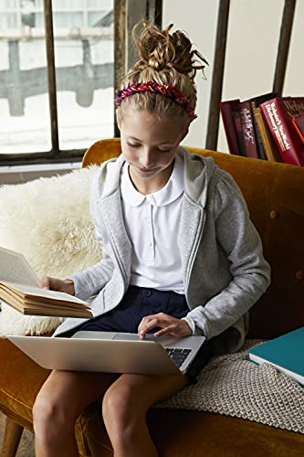 French Toast Girls' Short Sleeve Moisture Wicking Sport Polo3