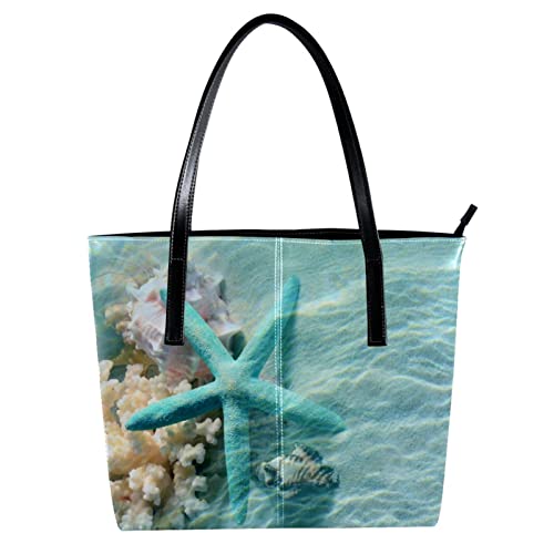 Sac à main femme mode cabas bandoulière motif loup des neiges