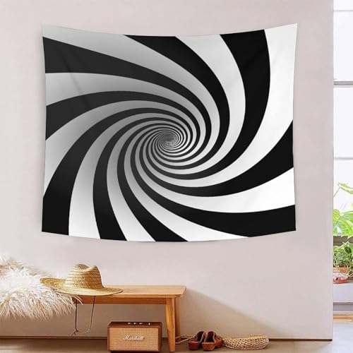 Tapisserie murale géométrique 3D grand tissu déco pour chambre étudiante et dortoir 180x230cm