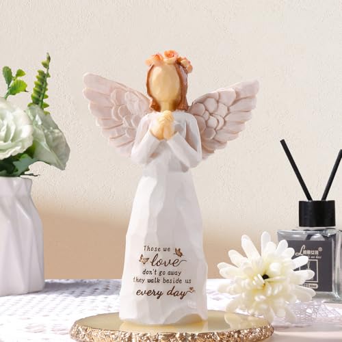 Kohehe Sympathy Gifts for Loss of Loved One, 5.12" Angel Sympathy Gift,Memorial Gift for Loss of Dad Mom Grandmother, Angel Figurine for Bereavement Remembrance Gifts (Sympathy-Figurine) — view 4