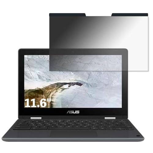 ASUS Chromebook Flip C214MA(C214MA-ENG) 11.6�C���` 16:9 �Ή� �}�O�l�b�g�� �`�����h�~�t�B���� �v���C�o�V�[�t�B���^�[ �u���[���C�g�J�b�g ���˖h�~ PC �p�\�R�� �m�[�g�u�b�N �̂������h�~ ��ʕی� ��