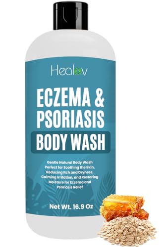 Eczema Body Wash – All Natural Eczema Soap, Dermatitis, Psoriasis Treatment for Dry Itchy...