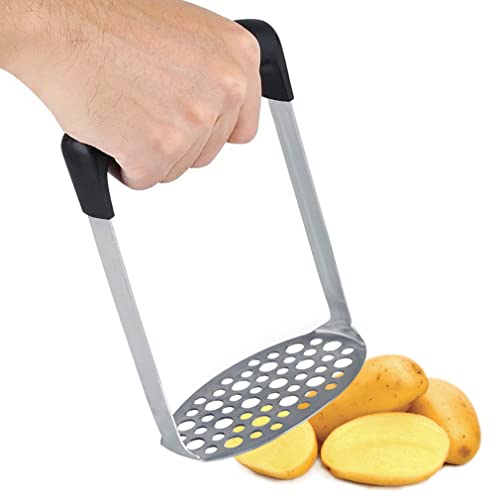 Aplastador de patatas acero inoxidable pasapures pasapure machacador de patatas prensa patatas pasa pures cocina pasapures manual aplasta patatas chafador de patatas prensador de patatas