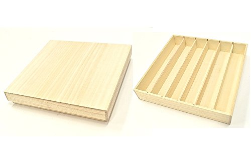 Amazon.co.jp: 帯揚げ 収納ケース 桐箱 帯揚 日本製 和装小物収納