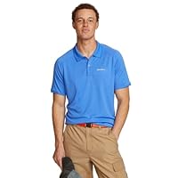 Eddie Bauer Men's Big & Tall Resolution 2.0 Pro Short-Sleeve Polo Lapis X-Large, Tall
