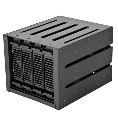 Image of Silverstone Techology FS304-V Three (3) 5.25 inch Bay to Four (4) 3.5 inch SAS 12G / SATA 6G Trayless Hot-swap Cage, SST-FS304B-V