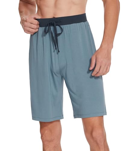 WiWi Soft Pajama Bottoms Shorts for Men Sports Pjs Sleep Summer Short Pants Viscose from Bamboo Loungewear S-XXL4