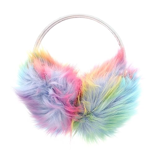 Ipetboom Cute Fluffy Ear Muffs Winter Ear Cover Warm Warmer Headband Toddler Muffs Winter Anti-cold