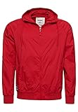 Código Superdry Superdry Hooded Track Wind Runner Chaqueta Cortavientos, Risk Red, M para Hombre