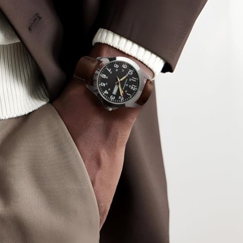 Image of Carlington Aristocrat Series Analog Day & Date Watches for Men with Premium Leather Strap - CT 1073
