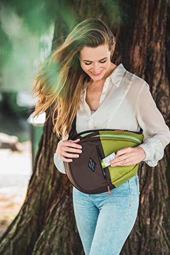 Image of Sherpani Esprit, Sling Backpack, 10L Travel Bag, Right-Handed Shoulder Sling Purse, Crossbody Backpack, Travel Gifts, RFID Protection (Cactus)