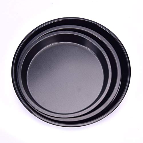 Igufsdig 1Pcs Carbon Steel Pizza Mould Nonstick Pizza Pan Carbon Steel Pizza Tray Pie Pans Premium Non-Stick Pizza Bakeware Non-Stick Pizza Pan Round Premium Bakeware #TOP2