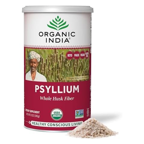 ORGANIC INDIA Whole Psyllium Husk Powder Cover