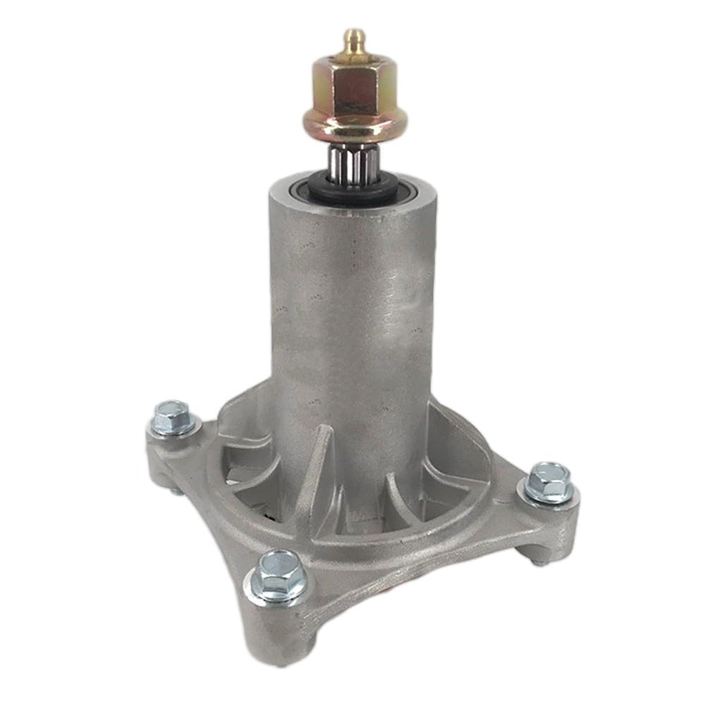 Conjunto de husillo para cortacésped 187292, construcción de hierro, se adapta a CRAFTSMAN y para modelos Poulan incluyendo 532187292