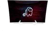 Vista 3 de E.G.G. Bandeja de vidrio resistente a las roturas: Decorativa/Coleccionable de alta resolución Gran regalo (entre nosotros)