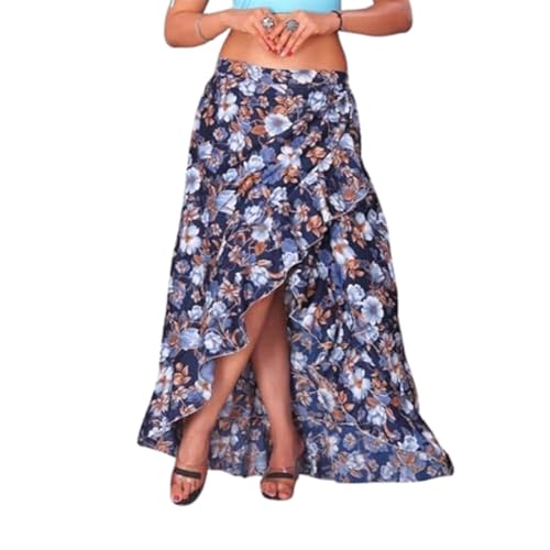 Image of JYESHTA Women's American Crepe Flared A Line Stitched Long Skirt with 12 Mtr Flare 40 in Height | Skirts for Women Long Length | Long Skirts for Girls