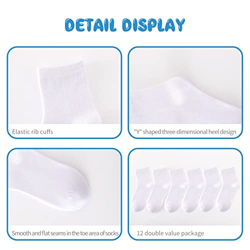 Baby Socks 10/12 Pack for Toddler Boys and Girls Kids,Infant Cute Cotton Crew Baby Socks3