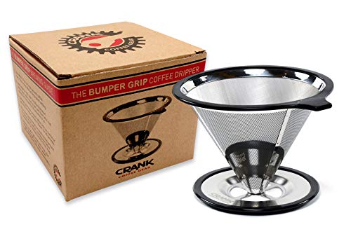 THE BUMPER GRIP Coffee Dripper by CRANK COFFEE GEAR | Permanent Pour Over
