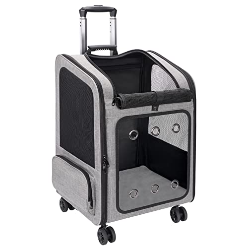 VERSMELO Extra Large Rolling Pet Backpack